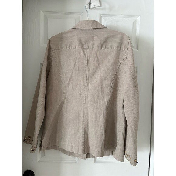 Embroidered blazer By Nordstrom Women’s Tab Private Label Sz Large - Picture 2 of 11